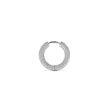 Carolina Bucci Round Huggy Earrings Florentine Finish