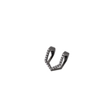 Ascher BLK WG Diamond Pave Mini Ascent Earcuff 0.08cts 18k