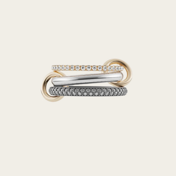 Spinelli Kilcollin SS+YG Scorpio SG GRIS 3 linked rings